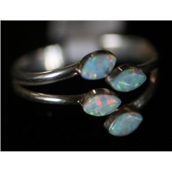 Sterling and Opal Ring