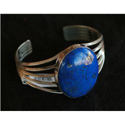 Sterling and Lapis Lazuli Bracelet