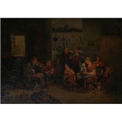 Sir David Wilbie, Oil on Board