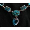 Image 1 : Sterling and Turquois Necklace,
