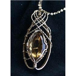 Large Topaz Pendant,