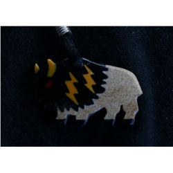 Stone Carved Buffalo,