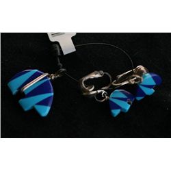Turquoise Bear Fetish Set,