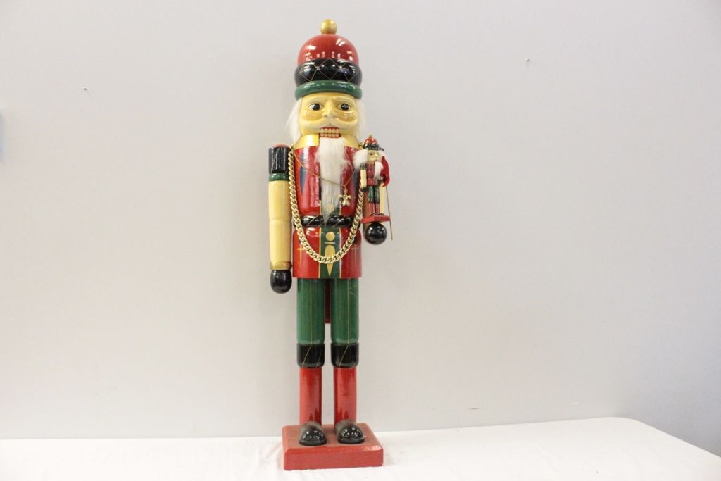 Large Wood Soldier Nutcracker (42" high)