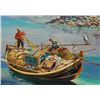 Image 8 : Simon Michael "Sea Emerald Green" Oil On Canvas