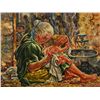 Image 1 : Simon Michael "Bath Time" Painting