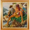 Image 1 : Simon Michael "Mother Breast Feeding" Painting