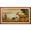 Image 1 : Simon Michael "Goats by the Lake" Painting