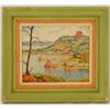 Image 1 : Simon Michael Water Meets The Land Framed Painting