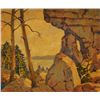 Image 2 : Simon Michael Unusual Rock Formation Painting
