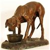 Image 3 : Bronze Dog Eating Out Of Frying Pan