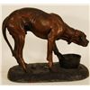 Image 7 : Bronze Dog Eating Out Of Frying Pan