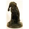 Image 2 : 1895 Bronze Dog with a Bone by H. Jouques