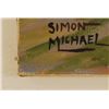 Image 2 : Simon Michael "Swimming Along" Oil On Canvas