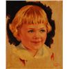 Image 2 : Simon Michael Portrait of a Girl on Brown