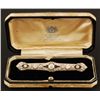 Image 1 : Platinum & Diamond Filigree Pin
