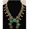 Image 1 : Sterling Silver & Turquoise Necklace