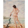 Image 1 : Simon Michael "Nude On The Beach" Acrylic