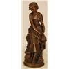 Image 1 : Math Moreau Girl at Well Bronze