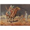 Image 1 : Simon Michael "Family On A Camel" Painting