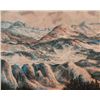 Image 1 : Simon Michael "Pink Landscape" Oil On Canvas
