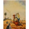 Image 1 : Simon Michael "Nomads" Acrylic On Canvas