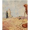 Image 2 : Simon Michael "Resting Camel" Oil On Canvas