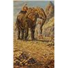 Image 1 : Simon Michael "Elephant Ride" Painting