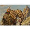 Image 2 : Simon Michael "Elephant Ride" Painting