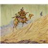 Image 1 : Simon Michael "Nomads On The Move" Oil On Canvas