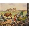 Image 1 : Simon Michael "Ox At the Well" Painting
