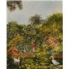 Image 1 : Simon Michael "Geese And Lilypads" Oil On Canvas