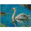 Image 1 : Simon Michael "Glorious Swan" Oil On Canvas