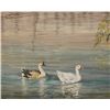 Image 1 : Simon Michael "Canada Geese" Acrylic On Canvas
