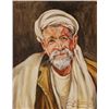 Image 1 : Simon Michael "Afghan Merchant Portrait" Painting