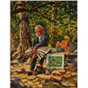 Image 2 : Simon Michael "Learning From The Master" Painting