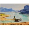 Image 1 : Simon Michael "Lake Powell" Oil On Canvas