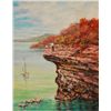 Image 1 : Simon Michael "Sandstone Cliffs" Acrylic On Canvas