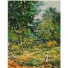Image 1 : Simon Michael "A Walk In The Woods" Painting