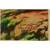 Image 2 : Simon Michael "Men By A Waterfall" Acrylic