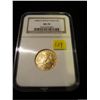 Image 1 : 2008W $5 US Commemorative Gold Bald Eagle - NGC MS70 - highest grade possible