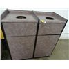 Image 1 : Mica Double Trash Can Cabinet