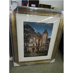 Framed Art "Gothic House" By Mann