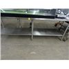 Image 1 : S/S 8' Table w/Undershelf