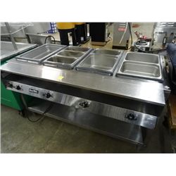 Serve Well Electric 4-Comp Steam Table