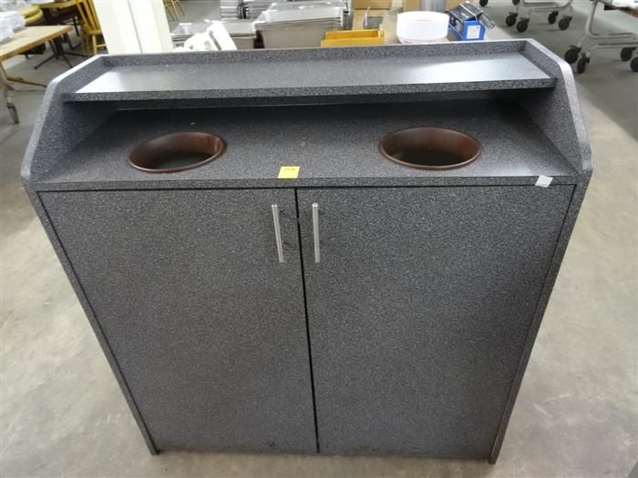 Mica Trash Can Cabinet