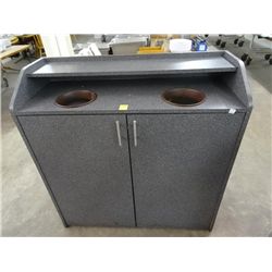 Mica Trash Can Cabinet