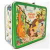 Image 2 : VINTAGE 1968 WALT DISNEY JUNGLE BOOK EMBOSSED METAL LUNCH BOX