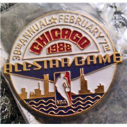 CHICAGO BULLS 1988 ALL-STAR GAME COMMEMORATIVE PIN