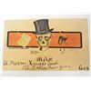 Image 1 : VINTAGE 1905 HARLEM CLUB SKULL POSTCARD